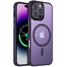 Чохол Ummi Colorful with MagSafe для Apple iPhone 16 Pro (6.3) Темно-фіолетовий / Dark Purple