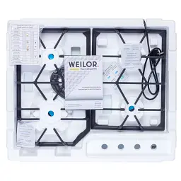 Поверхня газова на металі Weilor GM W 604 WH - мініатюра 11