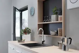Кухонна мийка Hansgrohe S510-F450 560x510 Stonegrey 43312290, Сірий - мініатюра 4