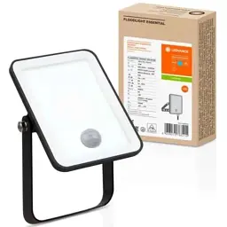 Прожектор LEDVANCE Flood ESSENTIAL SENSOR 10W 840 BK IP65 (4058075768215) - мініатюра 6