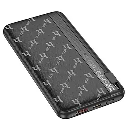 Портативний ЗП Power Bank Hoco Q29 Nobility 22.5W+PD20W + Lightning 10000 mAh Black - мініатюра 3