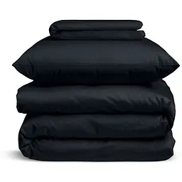 Комплект постільної білизни Cosas Black Підлітковий сатин чорний (00Satin_Black_Black_155)