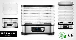 Сушарка Mozano PRO Dehydrator 450 Вт AGD/SUS/02 - мініатюра 5