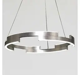 Сатинова срібляста LED люстра-кільце в стилі мінімалізм Artlight 3717/80SN - мініатюра 5
