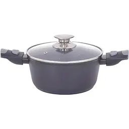 Кастрюля с крышкой Ardesto Gemini Bari AR1939AC 3.9 л черная