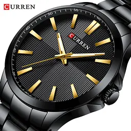 Годинник наручний Curren 8322 Black (18688) - мініатюра 2