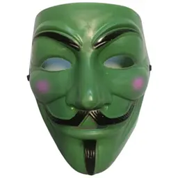 Маска Анонімуса Гай Фокс V - значить вендетта G-Toys зелена