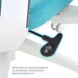 Офісне крісло OfficePro Balance OC550-W-DG-BL White/Dark Gray/Blue [148646] - мініатюра 13