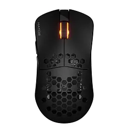 Миша бездротова Hator Stellar, чорний, bloetooth 5.4/USB 2.4GHz/Type-C, оптична (сенсор PixArt PMW3311), до 12 000 dpi,