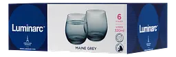 Набір склянок Maine Grey, 6х320 мл низька (V2959) Luminarc kuh0016606 - мініатюра 2
