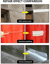 Надлипка водостійка стрічка 10 метрів клейка стрічка для ізоляції водостійкий скотч - мініатюра 3
