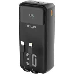 Універсальна мобільна батарея Dudao 30000mAh K15 MAX 22,5W PD,QC, USB-A, Lightning, USB-C In/Out, with USB-C/Lightning cables