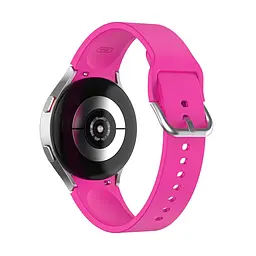 Ремінець для Samsung Galaxy Watch 6 40mm 6 44mm - рожевий ширина кріплення 20мм силікон Watchbands Galaxy OneLine (W41-8WB72535859) - мініатюра 2