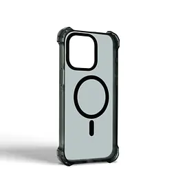 Чехол-накладка для Apple iPhone 15 Pro Max, Bounce, черный, матовый, противоударный защитный чехол из TPU с магнитом для беспроводной зарядки, защита всего корпуса, бортик вокруг дисплея, амортизирующие вставки, ArmorStandart (ARM74917) - мініатюра 2