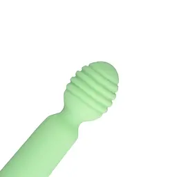 Вібратор Loveline Ribbed Mini 12 см зелений - мініатюра 4