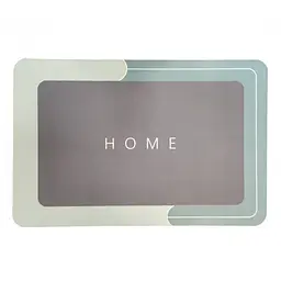 Килимок у ванну вологопоглинаючий килимок прямокутний сірий HOME 57 х 38 см