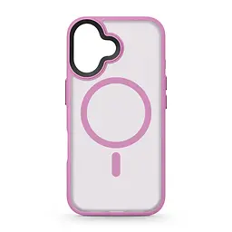 Чехол для Apple iPhone 16, Uniq MagCase, розовый, противоударный, панель-накладка с MagSafe, ударопрочный TPU+PC, с магнитом MagSafe, поддержка полноценной беспроводной зарядки, ArmorStandart (ARM79499)