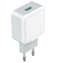 Мережевий зарядний пристрій Grand-X (1xUSB 2.1A) White (CH-03W) - мініатюра 4