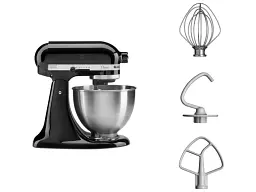 Кухонна машина KitchenAid Classic 5K45SSEOB із відкидним блоком 4.3 л чорна - мініатюра 3