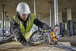 Пила дискова акумуляторна DeWalt з АКБ та ЗП DCS579T2 - мініатюра 4