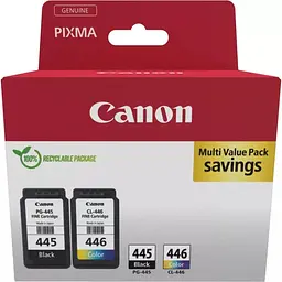 Комплект No.445: Картридж Canon PG-445 Bk/CL-446 кольор. Multi Pack Canon teh0018686 - мініатюра 2