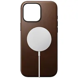 Шкіряний чохол Nomad Modern Leather Case Brown для iPhone 16 Pro (NM01696285) - мініатюра 3