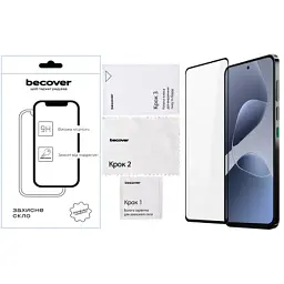 Скло захисне BeCover Infinix Hot 60i (X6730) Black (713730) - мініатюра 2