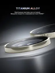 Захисне скло для камери Samsung Galaxy S24 5G (SM-S921), Supreme BI, жовтий колір, з рамкою, глянцеве скло для захисту лінз, протиударне, прозоре, з клейовим шаром по контуру, не впливає на якість фото, ArmorStandart (ARM76609) - мініатюра 7