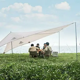 Тент Naturehike Car Rear Canopy (NH21TM001) 590x340см для кемпінгу з трьома стійками - мініатюра 3