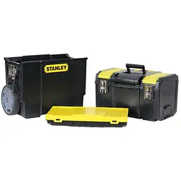 Ящик на колесах Stanley Mobile WorkCenter 3 секції 47.5х28.4х63 см (1-70-326) - мініатюра 3