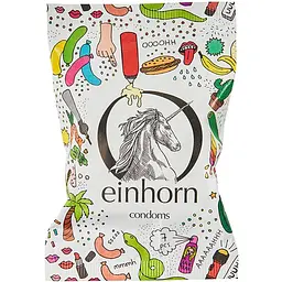 Упаковка веганських презервативів Einhorn Penis Items 7 шт.