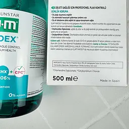 Ополіскувач для ротової порожнини GUM Paroex 0,06% (хлоргексидин) для ясен та проти нальоту 500 мл - мініатюра 2