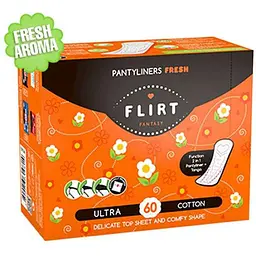 Прокладки щоденні FANTASY FLIRT slim fresh cotton 60шт BIG PACK