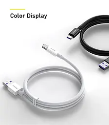 Кабель Baseus Superior Series Fast Charging USB to USB-C 66W 1m (CATYS-01) Black [67658] - мініатюра 12