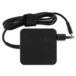 Блок живлення для ноутбука Lenovo USB-C 65W (20V/3.25A, 15V/3A, 12V/3A, 9V/3A, 5V2A), USB3.1/Type-C/USB-C, квадратний, Black