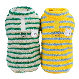 Флісовий светр Derby Yellow Stripe для собак, котів і цуценят - мініатюра 8