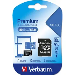 Карта пам'яті Verbatim 32GB microSDHC class 10 (MDAVR-9/G) - мініатюра 2