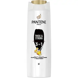 Шампунь та бальзам-ополіскувач Pantene Pro-V Total Fullness Shampoo 3 в 1 Густе та міцне 360 мл (81664686)