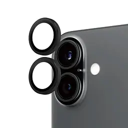 Протиударне захисне скло AR для камери Apple iPhone 16/16 Plus black , захист лінз від подряпин та ударів, лінзи на камеру з рамкою, ArmorStandart (ARM79402)