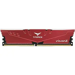 Модуль пам'яті Team DDR4 8Gb T-Force Vulcan Z Red 2666 MHz (TLZRD48G2666HC18HBK) Б/в