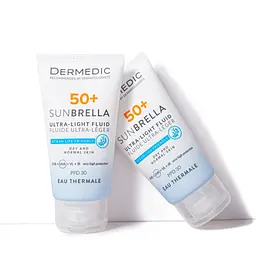 Засіб від засмаги Dermedic Sunbrella Ультралегкий захисний флюїд SPF 50+ Для сухої та нормальної шкіри 40 мл (5901643177546) - мініатюра 3