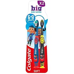 Зубна щітка COLGATE Дитяча 6-9 років М’яка 2шт