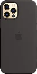 Чохол оригінальний силіконовий Silicone Case MM2A3ZM/A MagSafe (Original) для Apple iPhone 12/12 Pro (6.1") Black - мініатюра 5