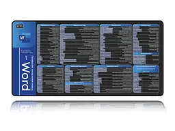 Великий килимок для мишки WorkPlaceShop Поєднання клавіш для Word 1000 x 500 мм