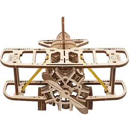 Механічний 3D Пазл Ukrainian Gears Міні-біплан, 84 елементи (70159) - мініатюра 2
