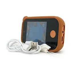 Дитячий фотоапарат Q13, 2 камери, MP3-плеєр, інтегровані ігри, екран IPS 2,8-дюйма, Type-C, Brown, BOX - мініатюра 4