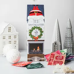 Чайний Адвент-Календар Tea Santa is камін - мініатюра 5