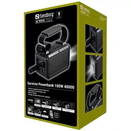 Універсальна мобільна батарея Sandberg Survivor Powerbank 40000mAh Black (421-14) - мініатюра 3