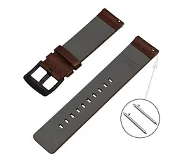 Шкіряний ремінець Primo Classic для годинника Samsung Galaxy Watch 3 41 мм (SM-R850) Coffee - мініатюра 4