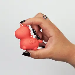 Вібратор-мінієдиноріжка Unihorn Mini - Peachy Pony, брелок з вібрацією, 10 режимів - мініатюра 8